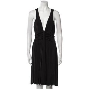 Diane von Furstenberg Plunge A-Line Dress